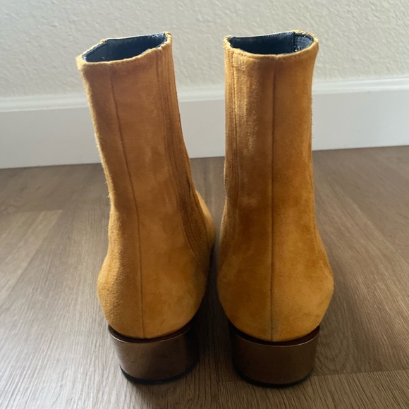 Jil Sander Tan Western Suede Chelsea Ankle Boots - Picture 4 of 6